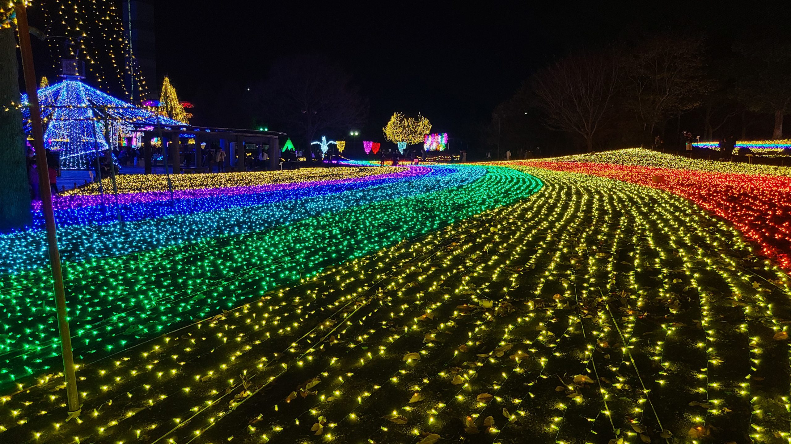 年木曽三川公園イルミネーション紹介 モブブログ